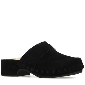 Chloe Joy suede black clog
